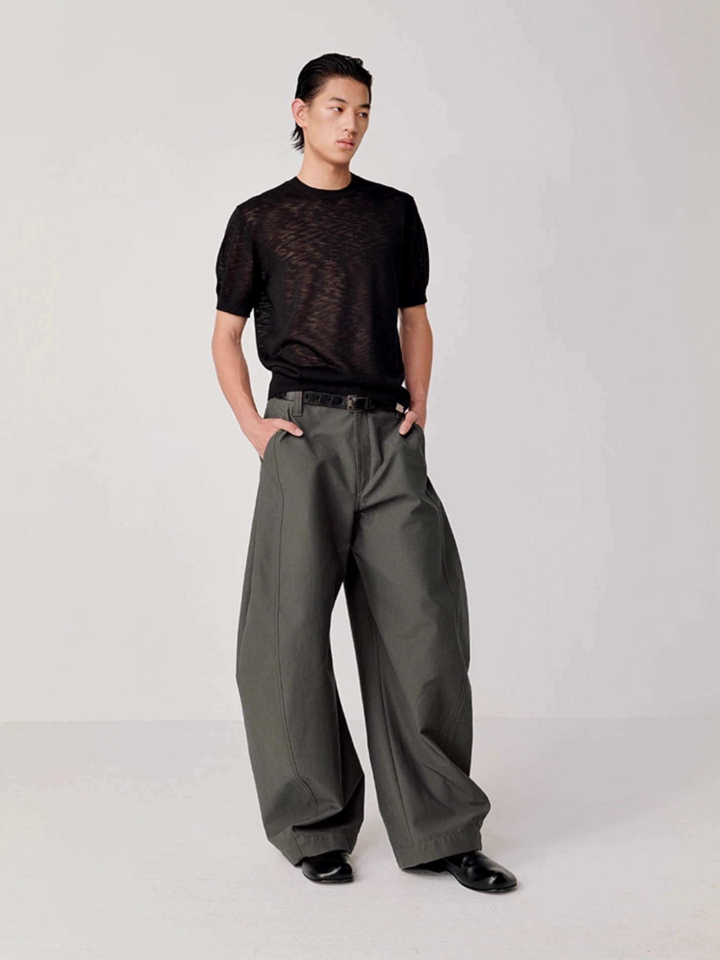 RETRO SCULPTED TROUSERS