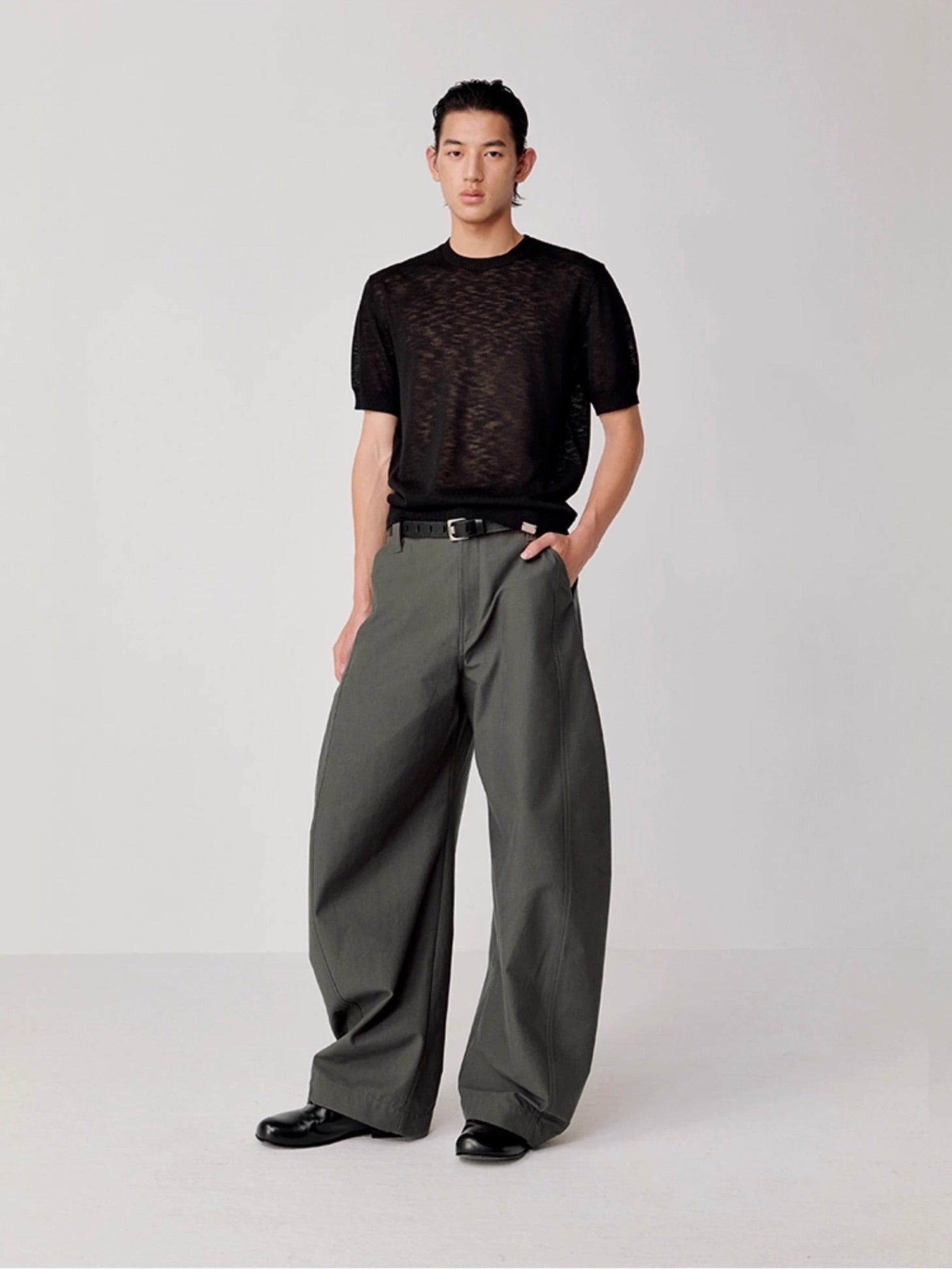 RETRO SCULPTED TROUSERS