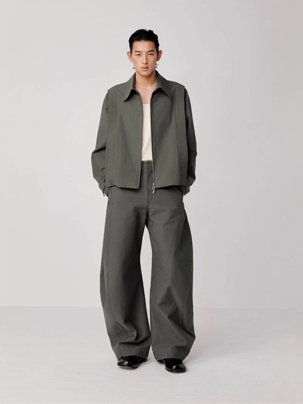 RETRO SCULPTED TROUSERS