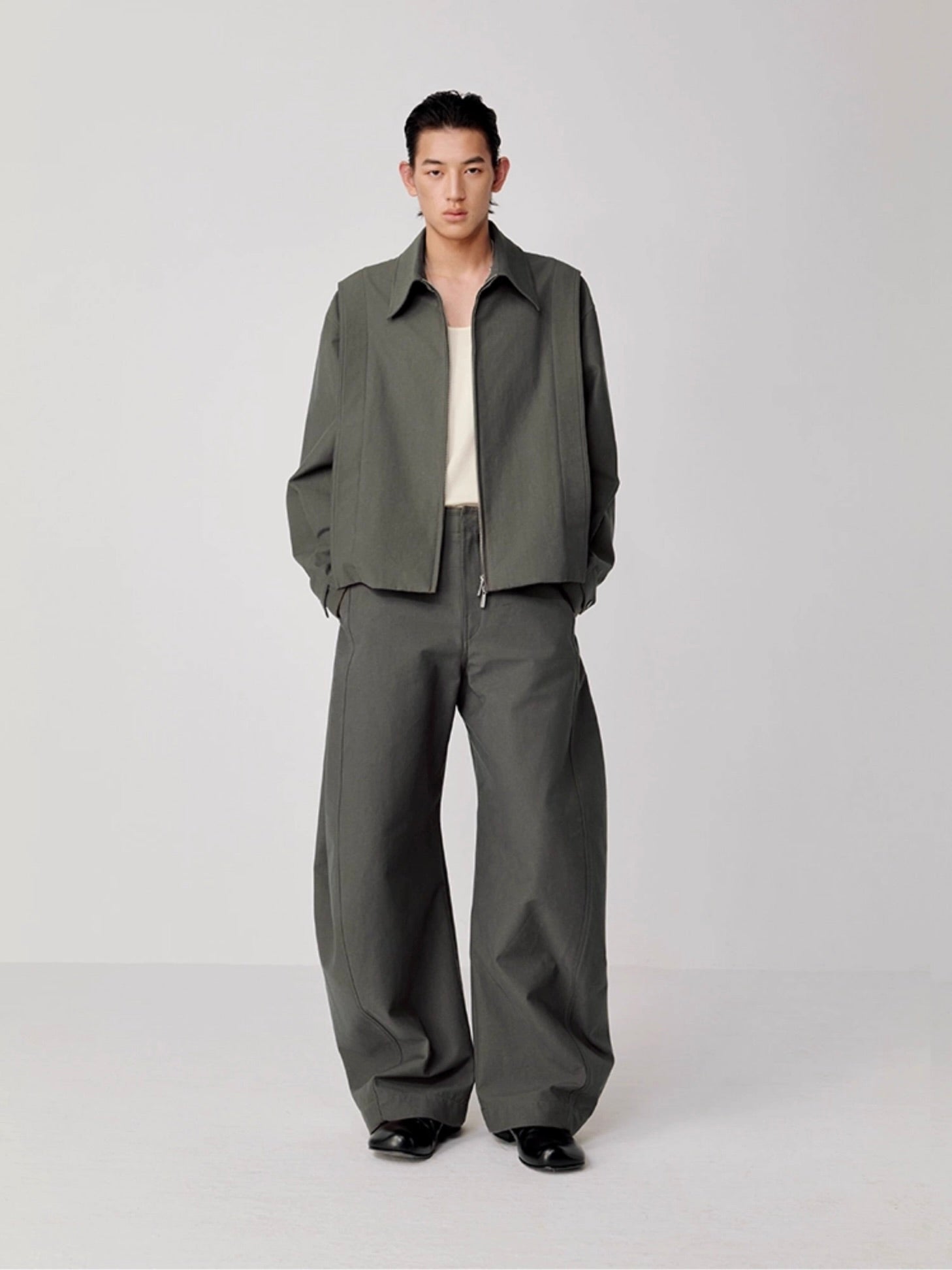 RETRO SCULPTED TROUSERS
