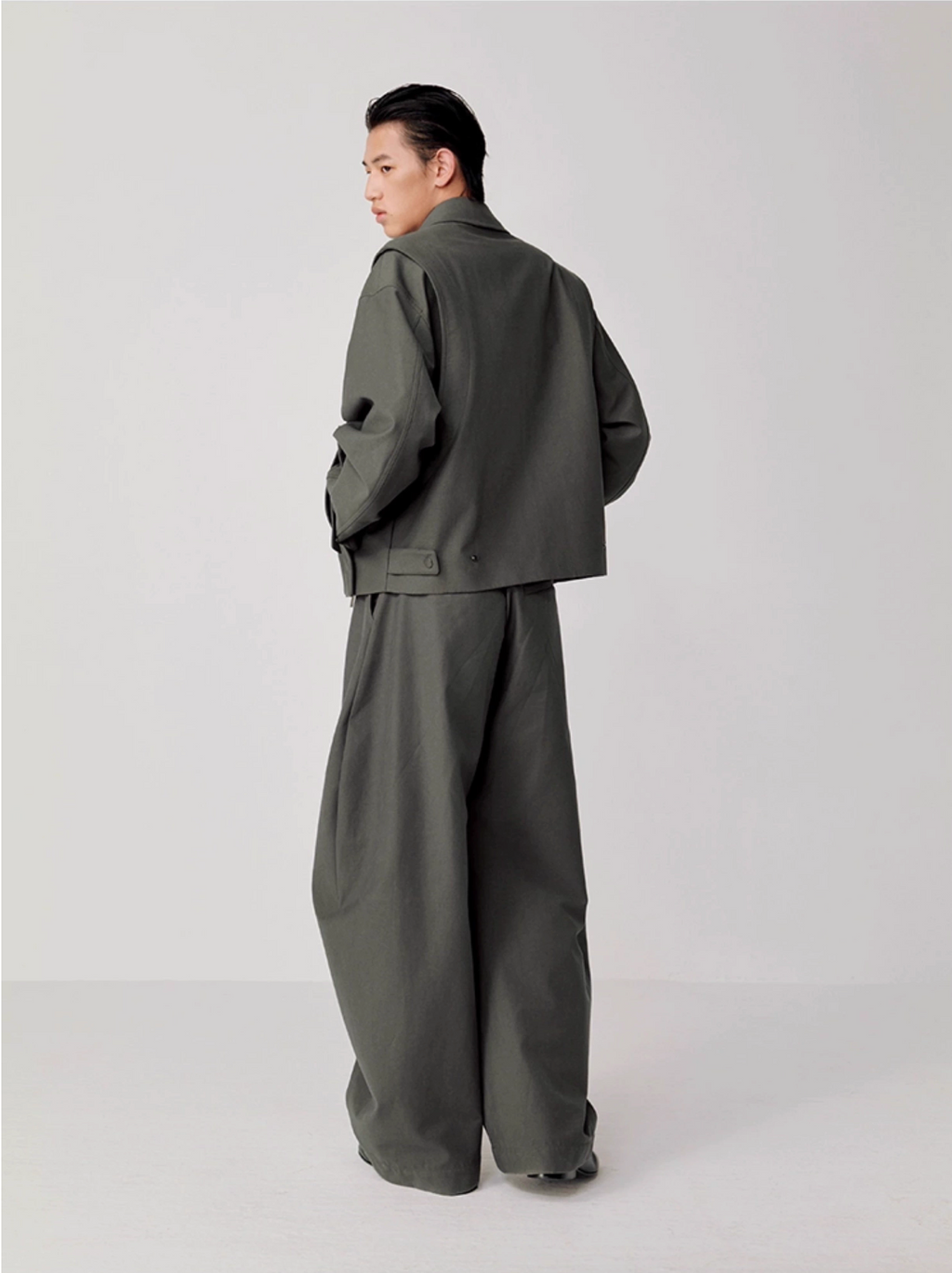 RETRO SCULPTED TROUSERS