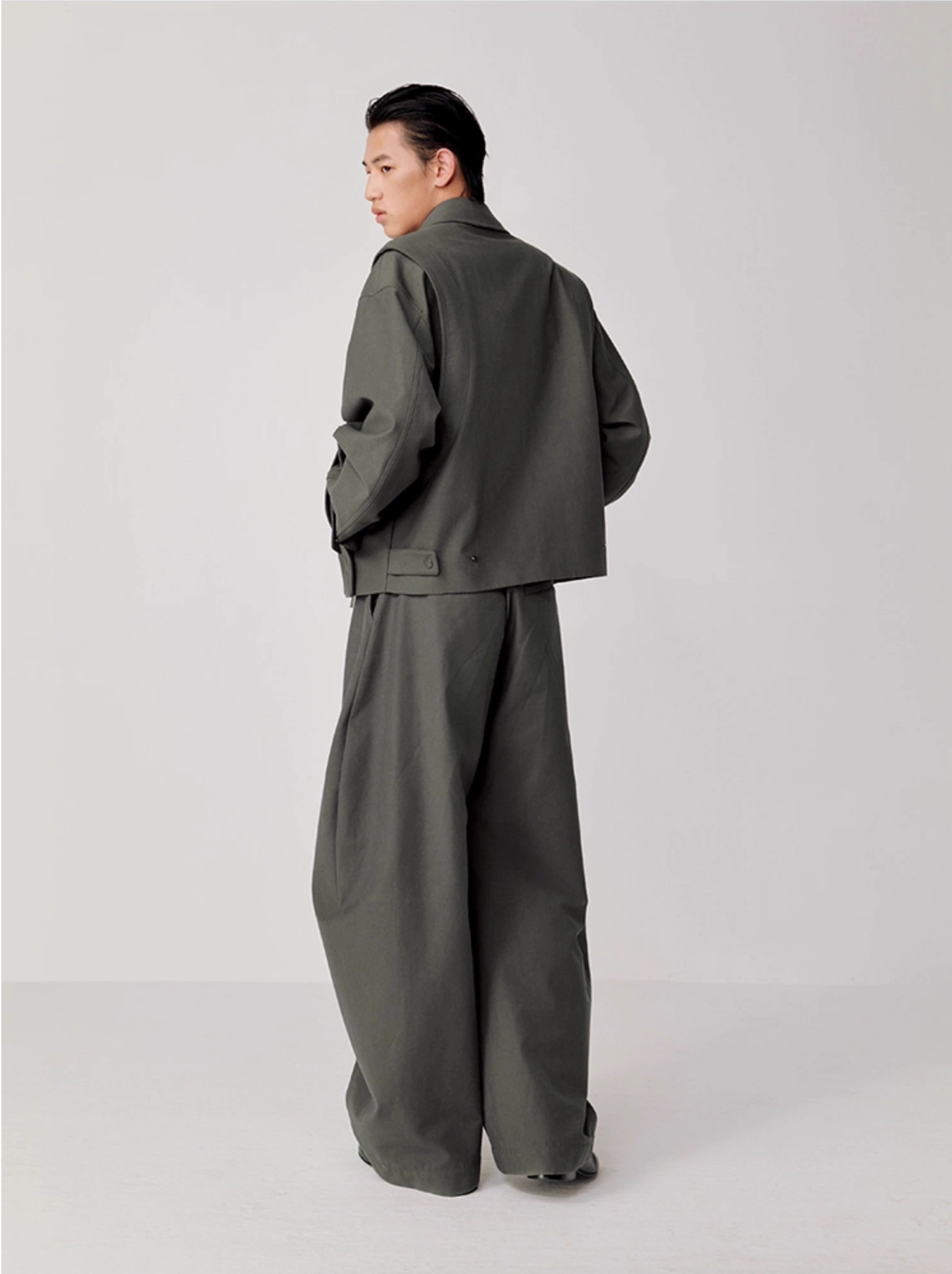 RETRO SCULPTED TROUSERS