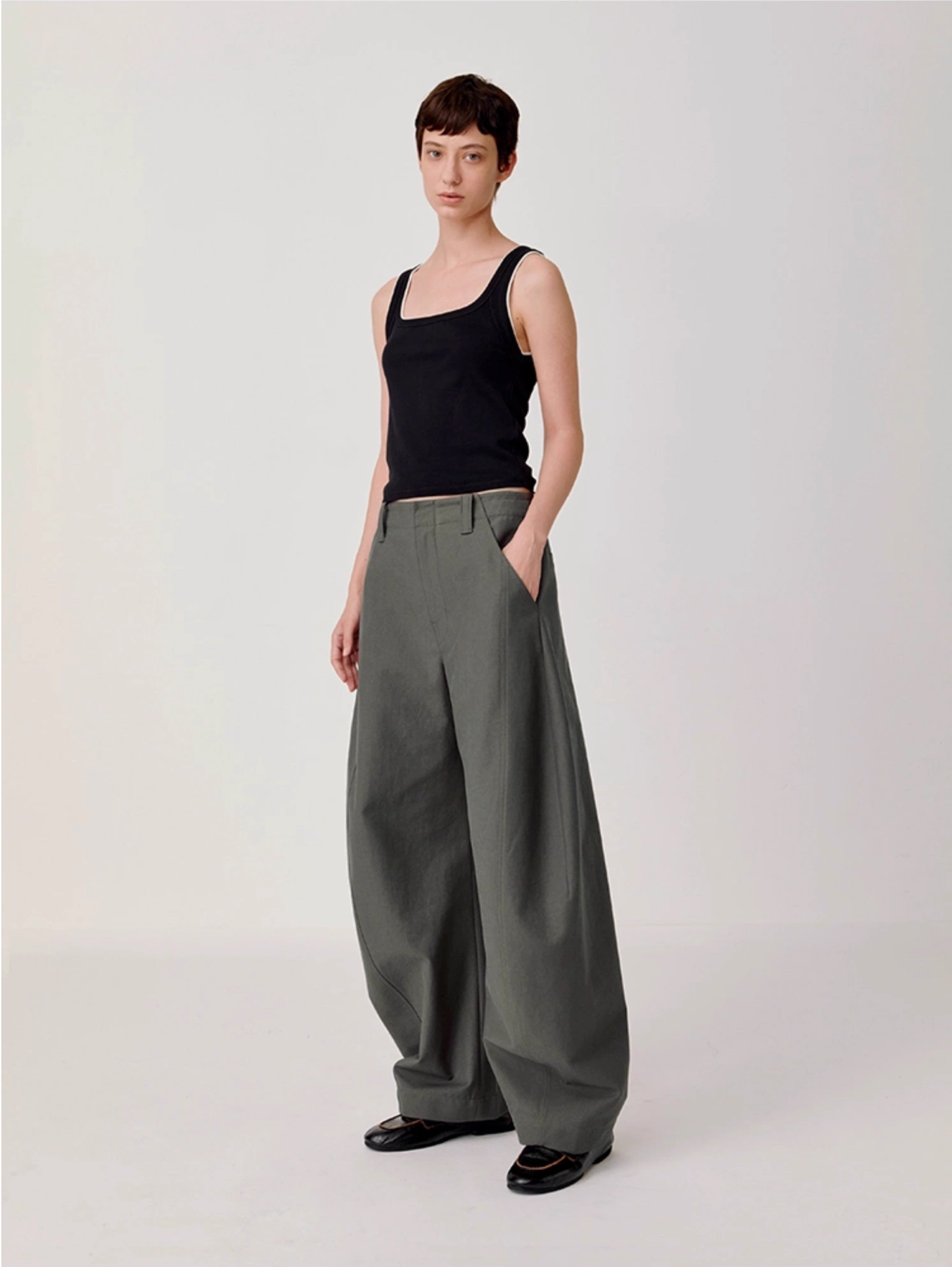 RETRO SCULPTED TROUSERS