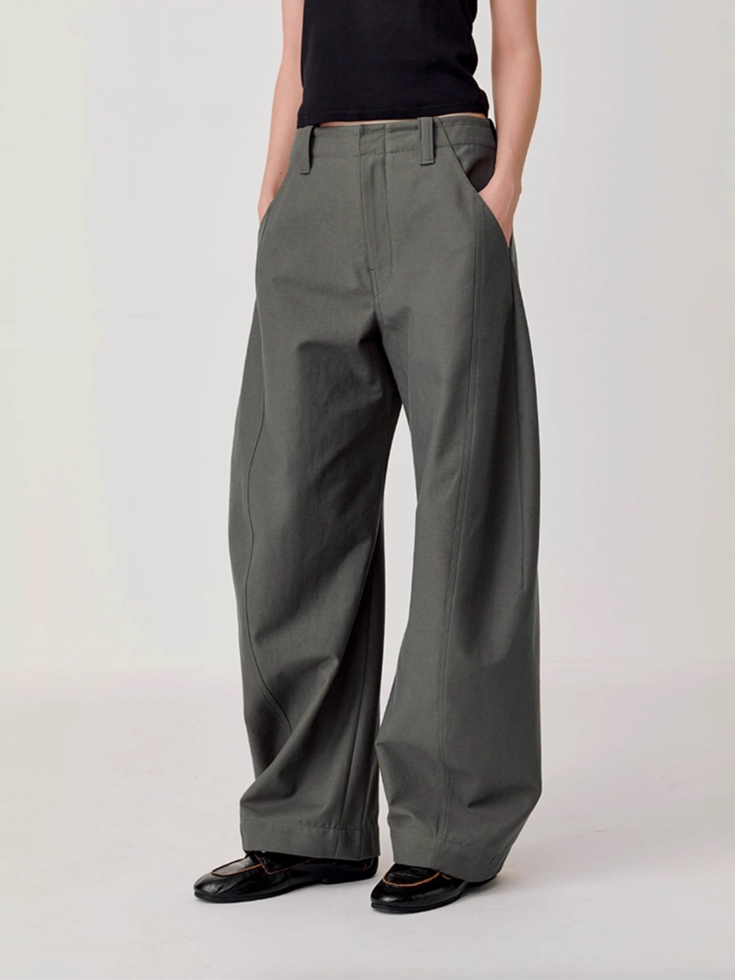 RETRO SCULPTED TROUSERS