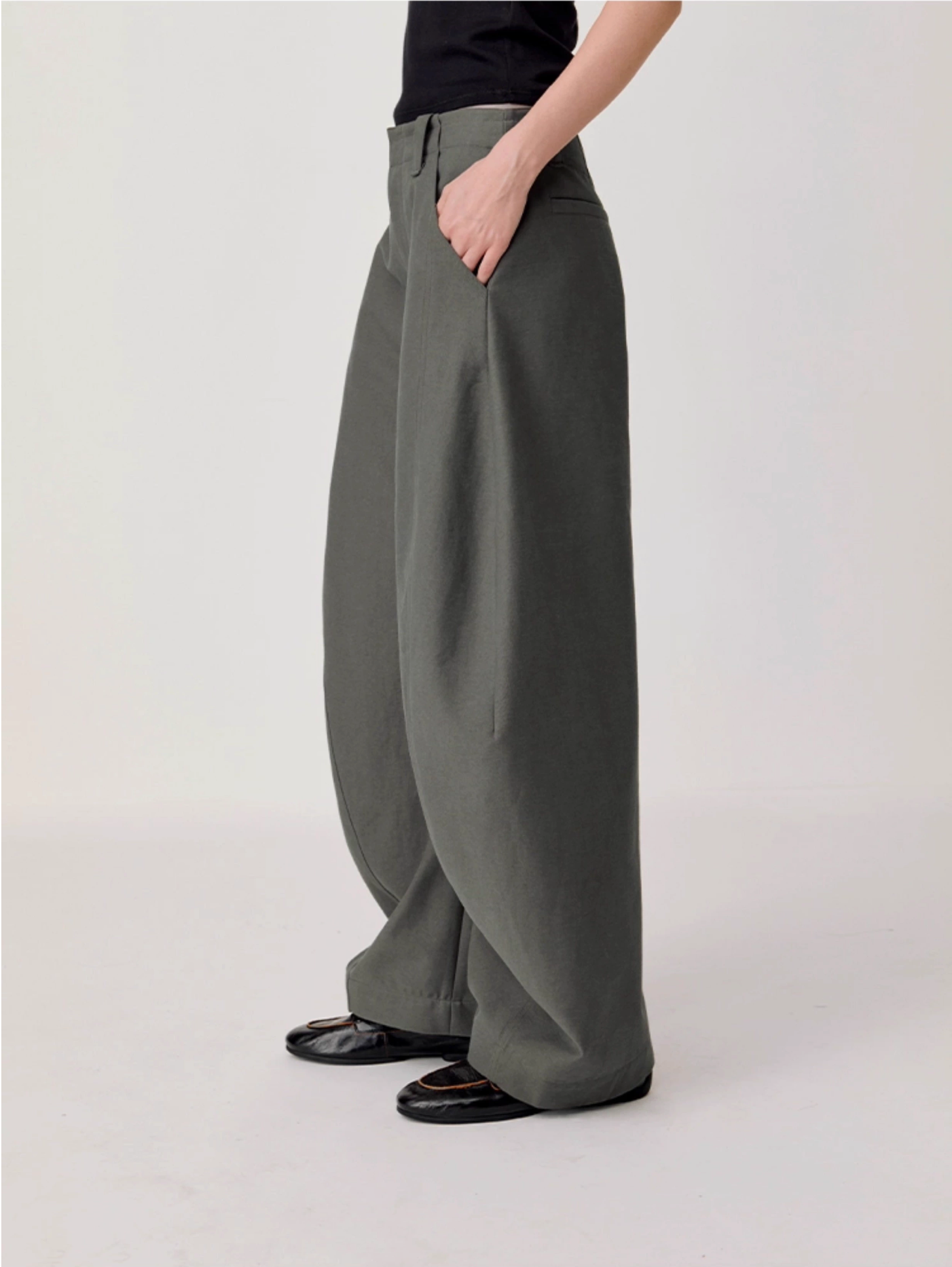 RETRO SCULPTED TROUSERS