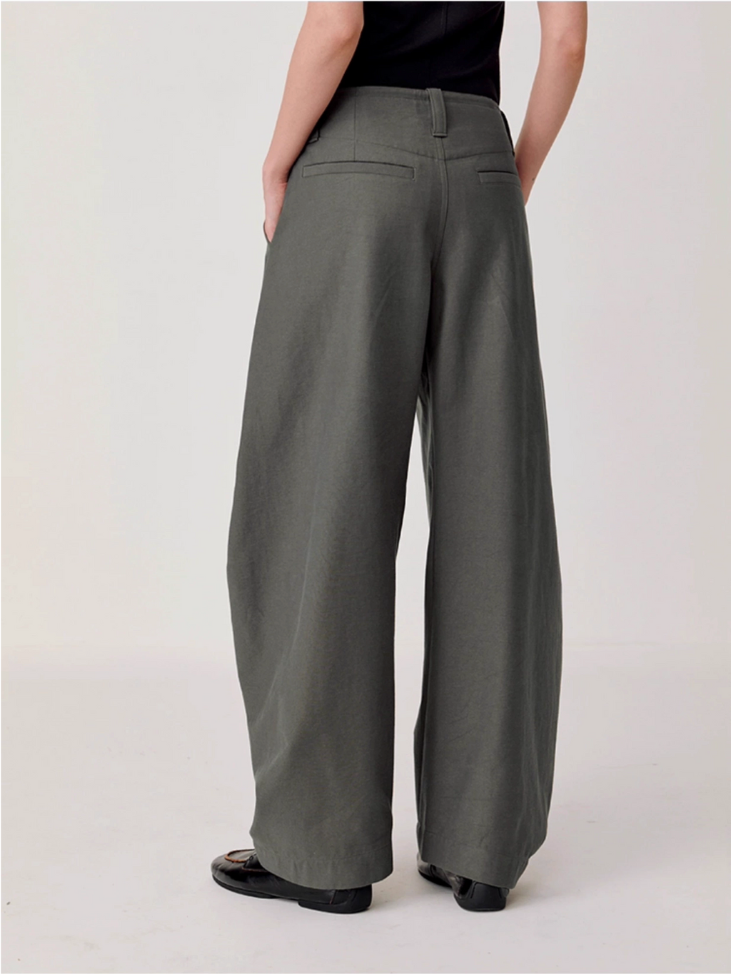 RETRO SCULPTED TROUSERS