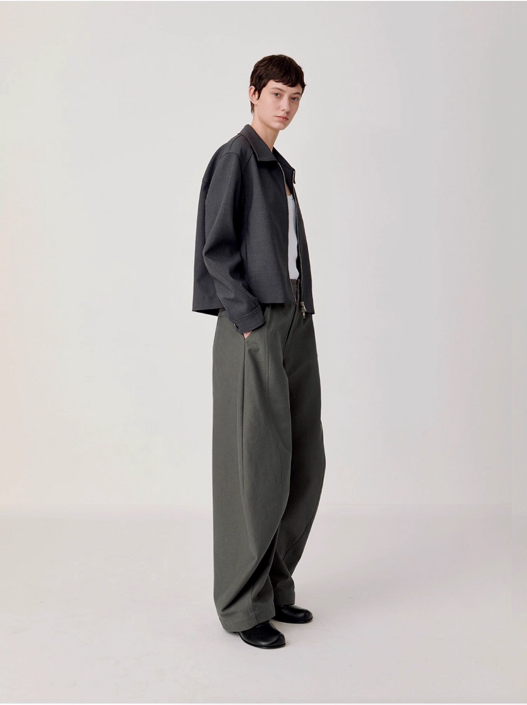 RETRO SCULPTED TROUSERS