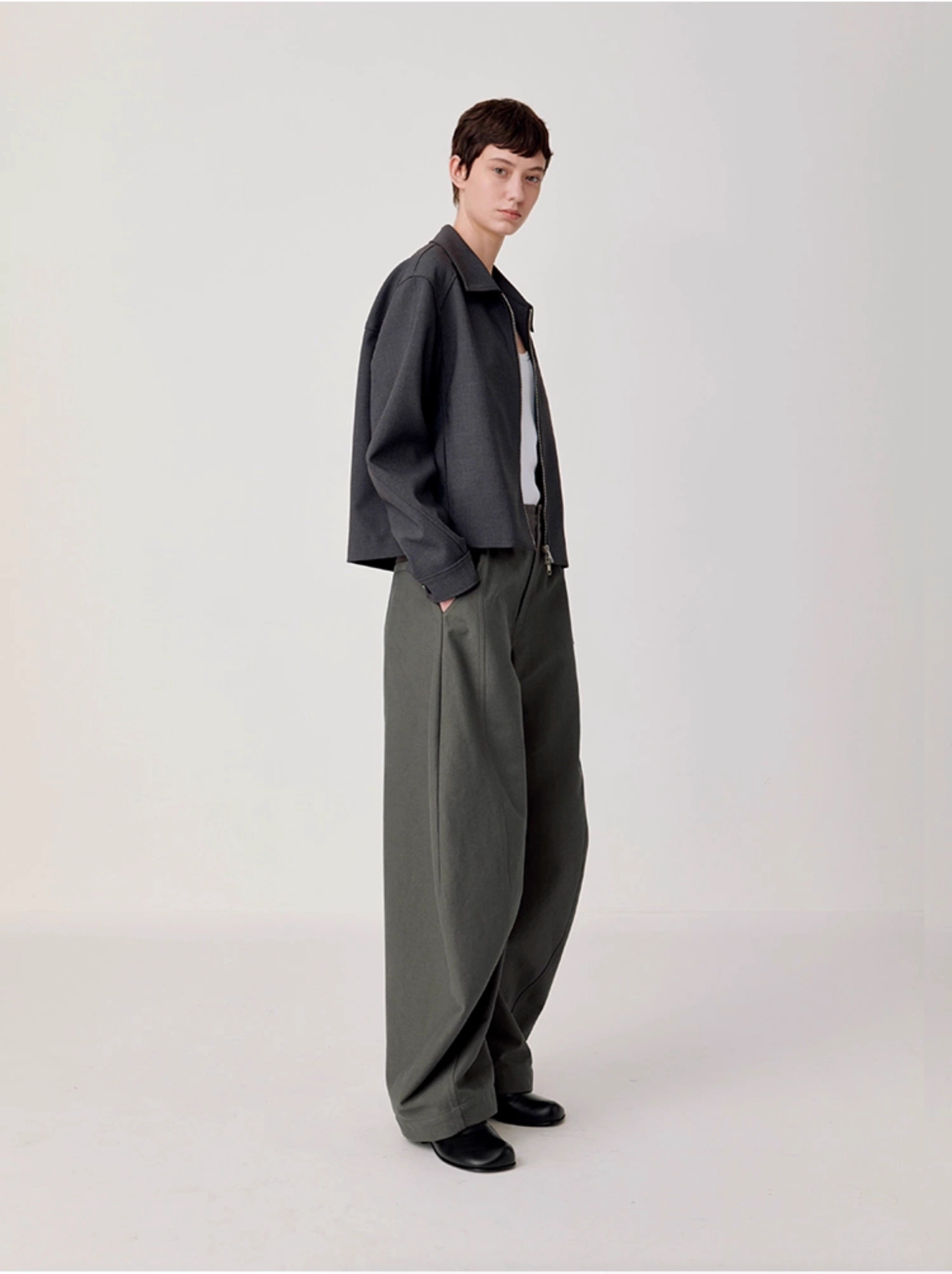 RETRO SCULPTED TROUSERS