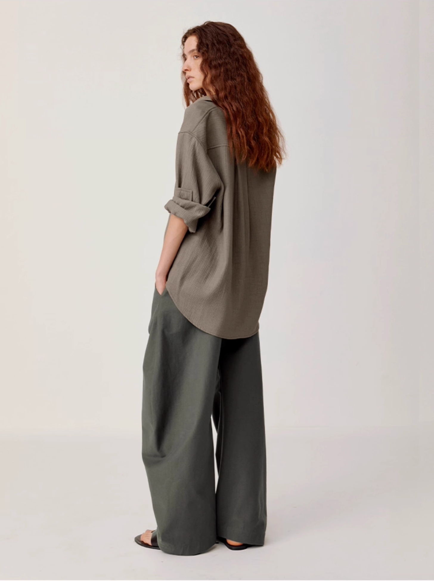RETRO SCULPTED TROUSERS