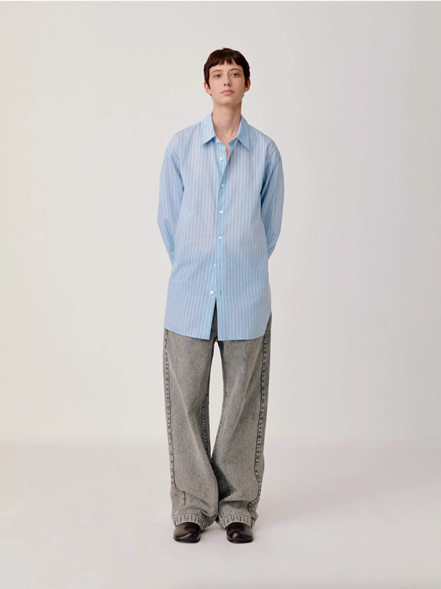 STRIPED RELAX SHIRT