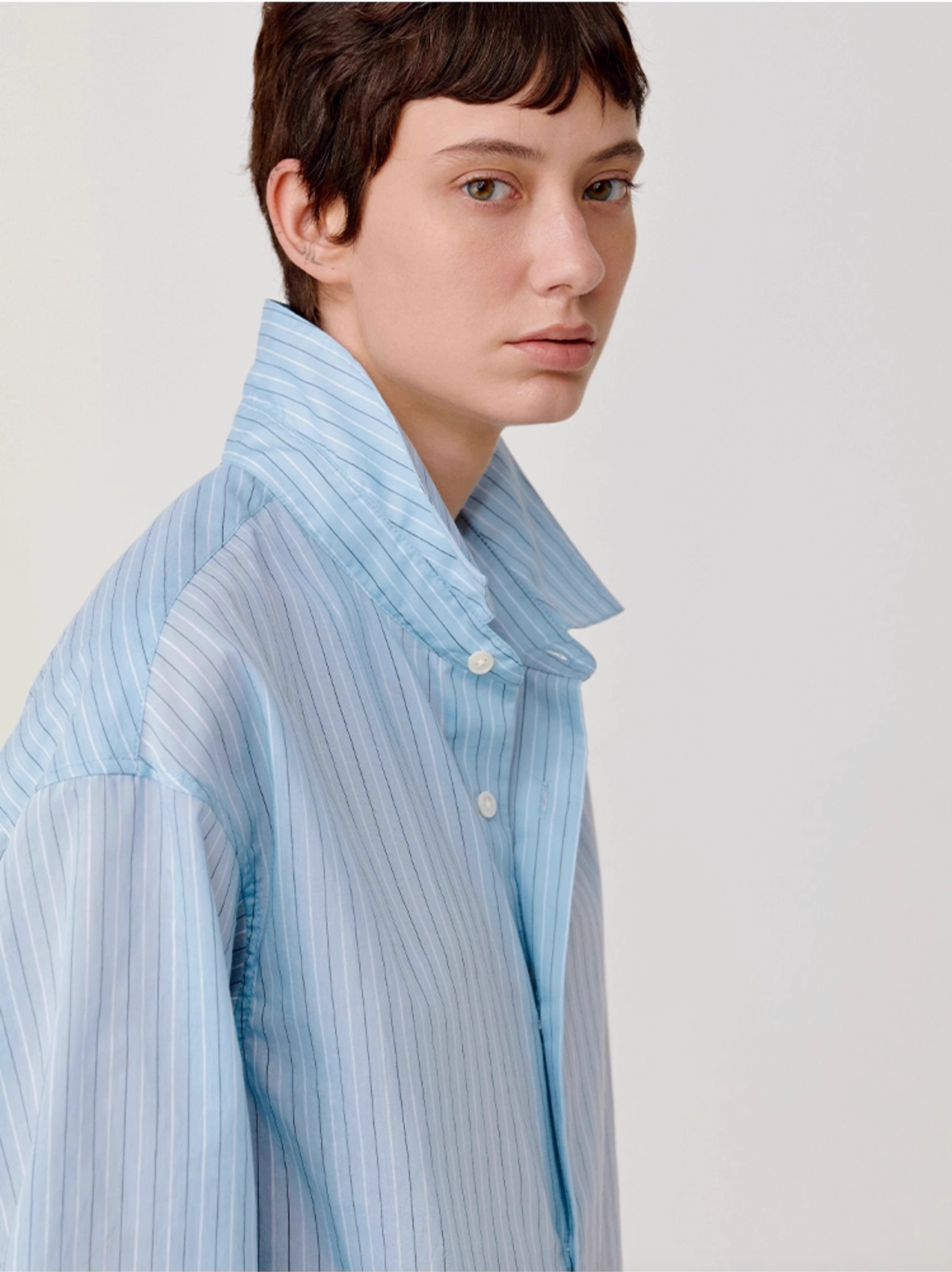 STRIPED RELAX SHIRT