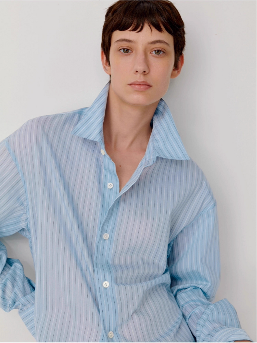 STRIPED RELAX SHIRT