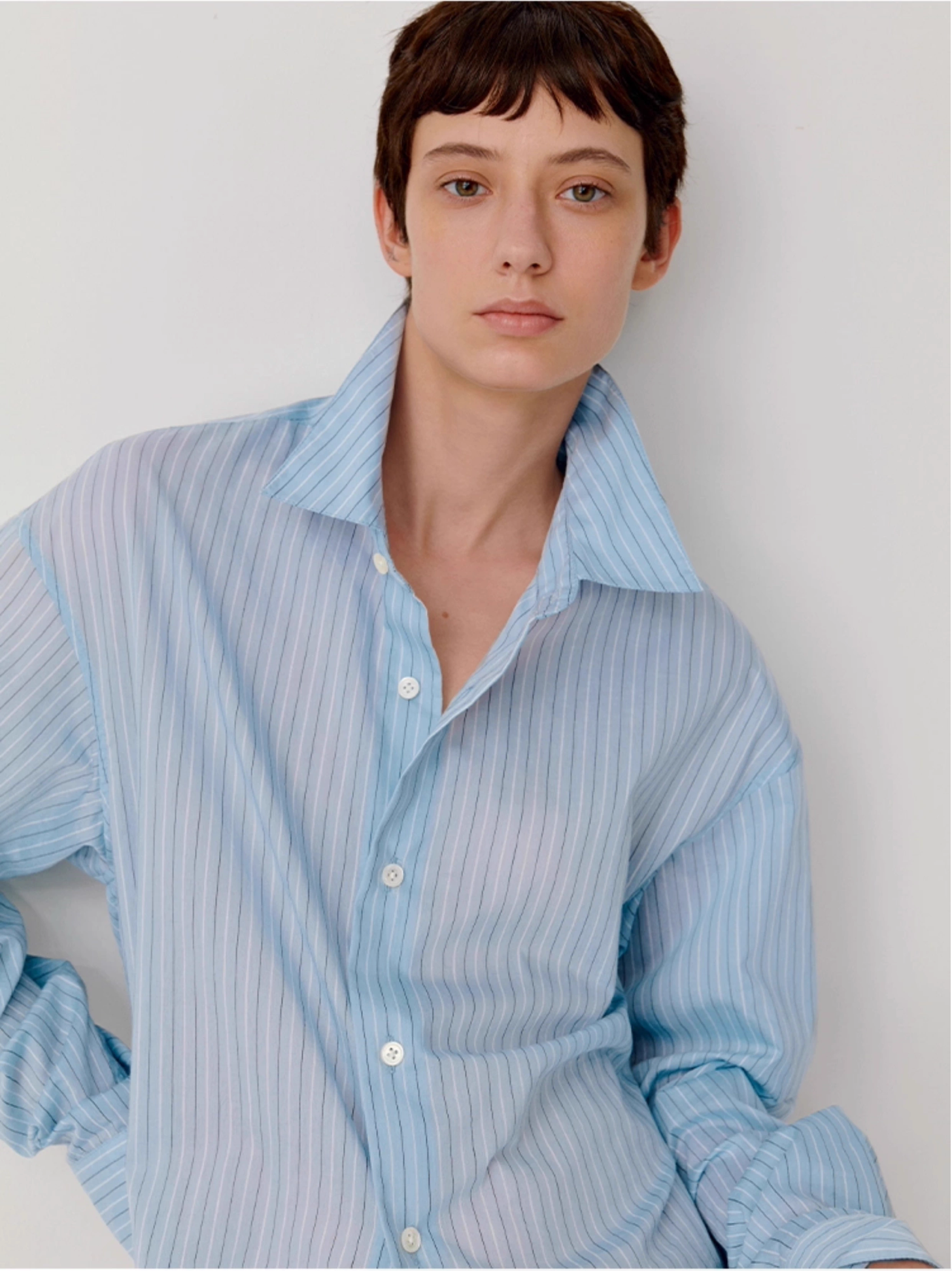 STRIPED RELAX SHIRT