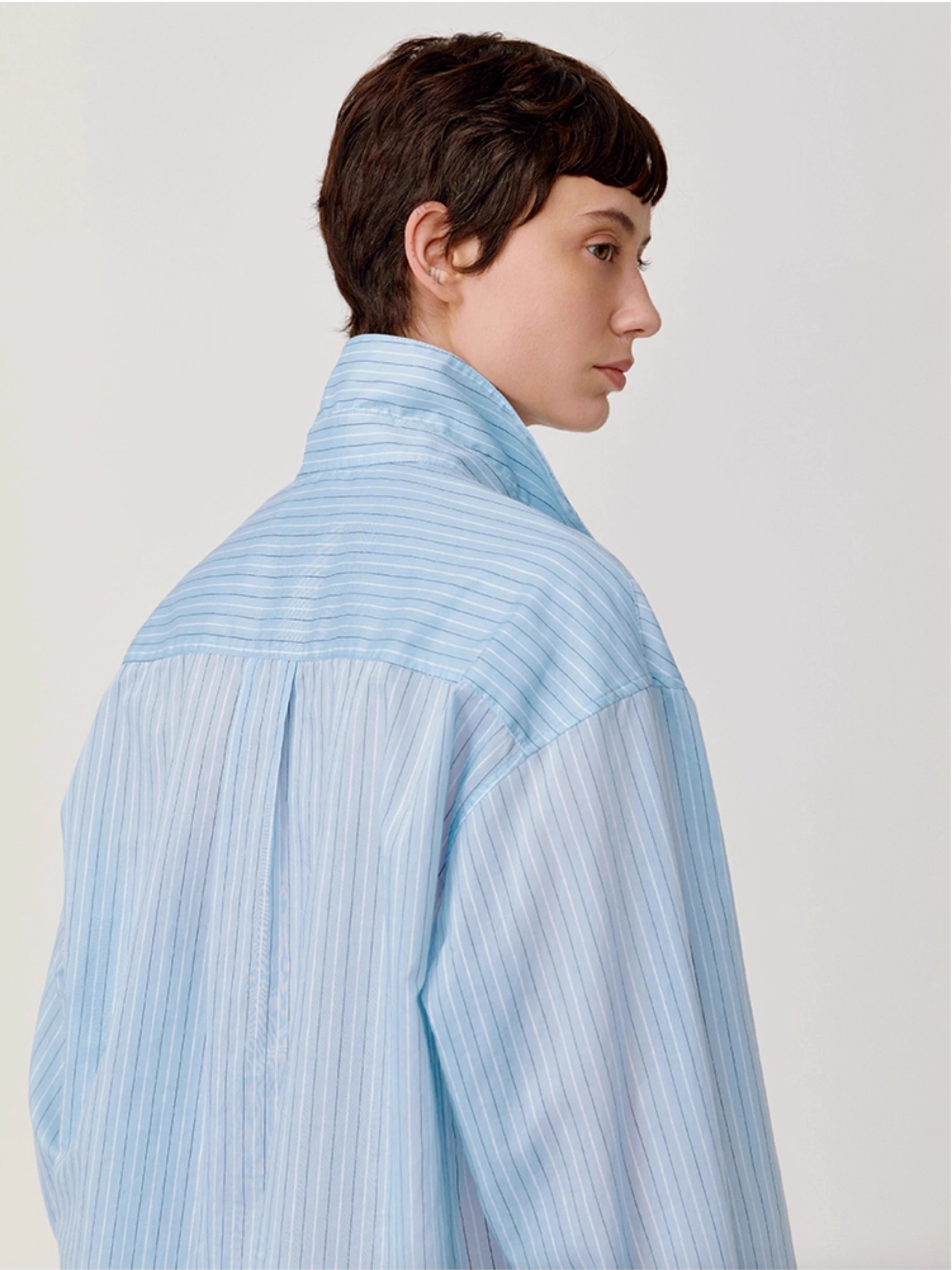STRIPED RELAX SHIRT