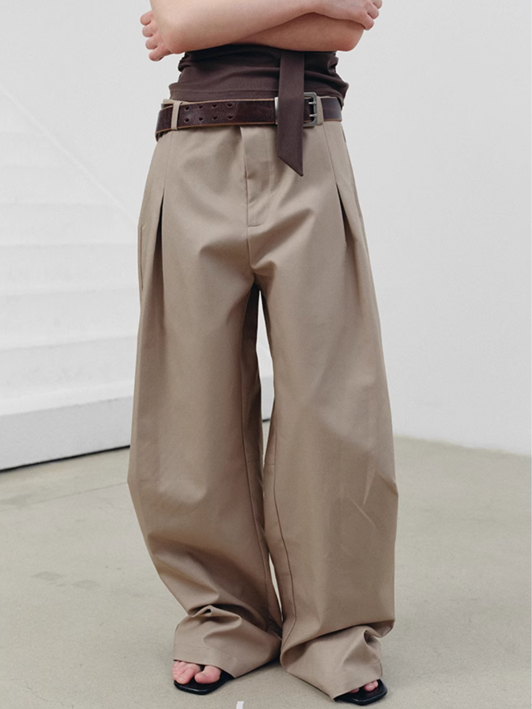 TENCEL DRAPE TROUSERS