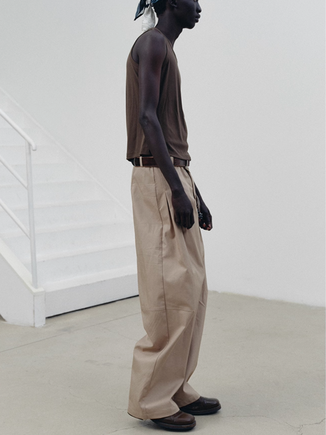 TENCEL DRAPE TROUSERS