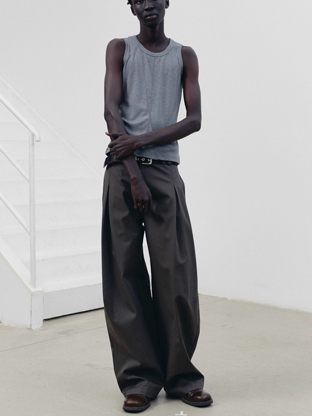 TENCEL DRAPE TROUSERS