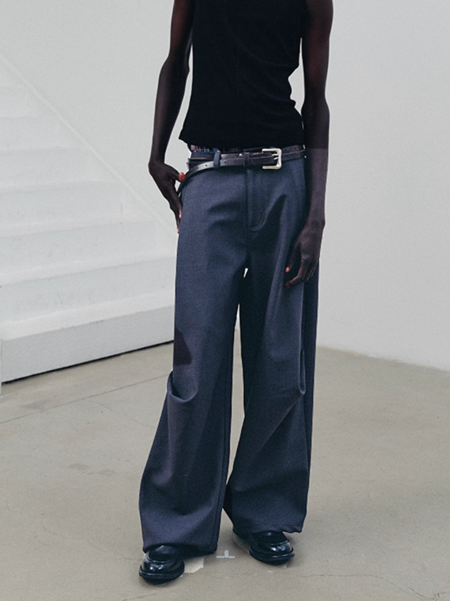 ERODED GRAY TROUSERS