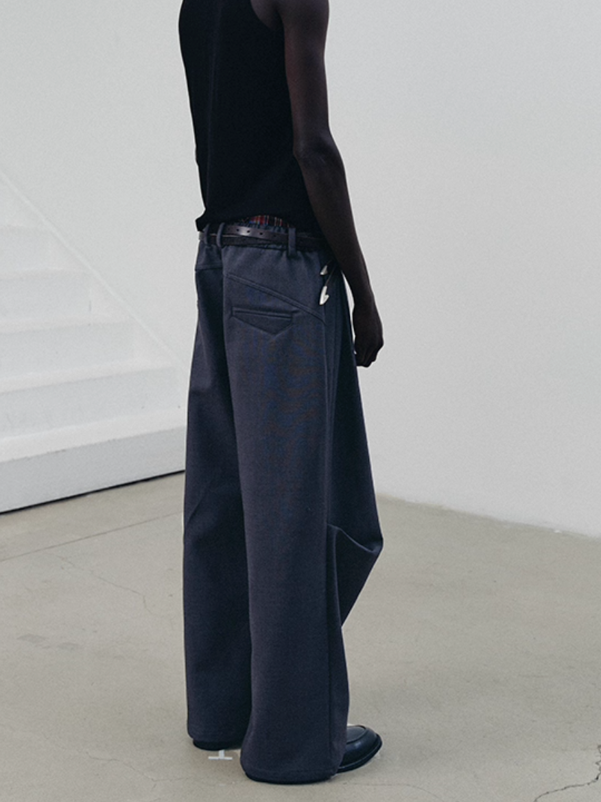 ERODED GRAY TROUSERS