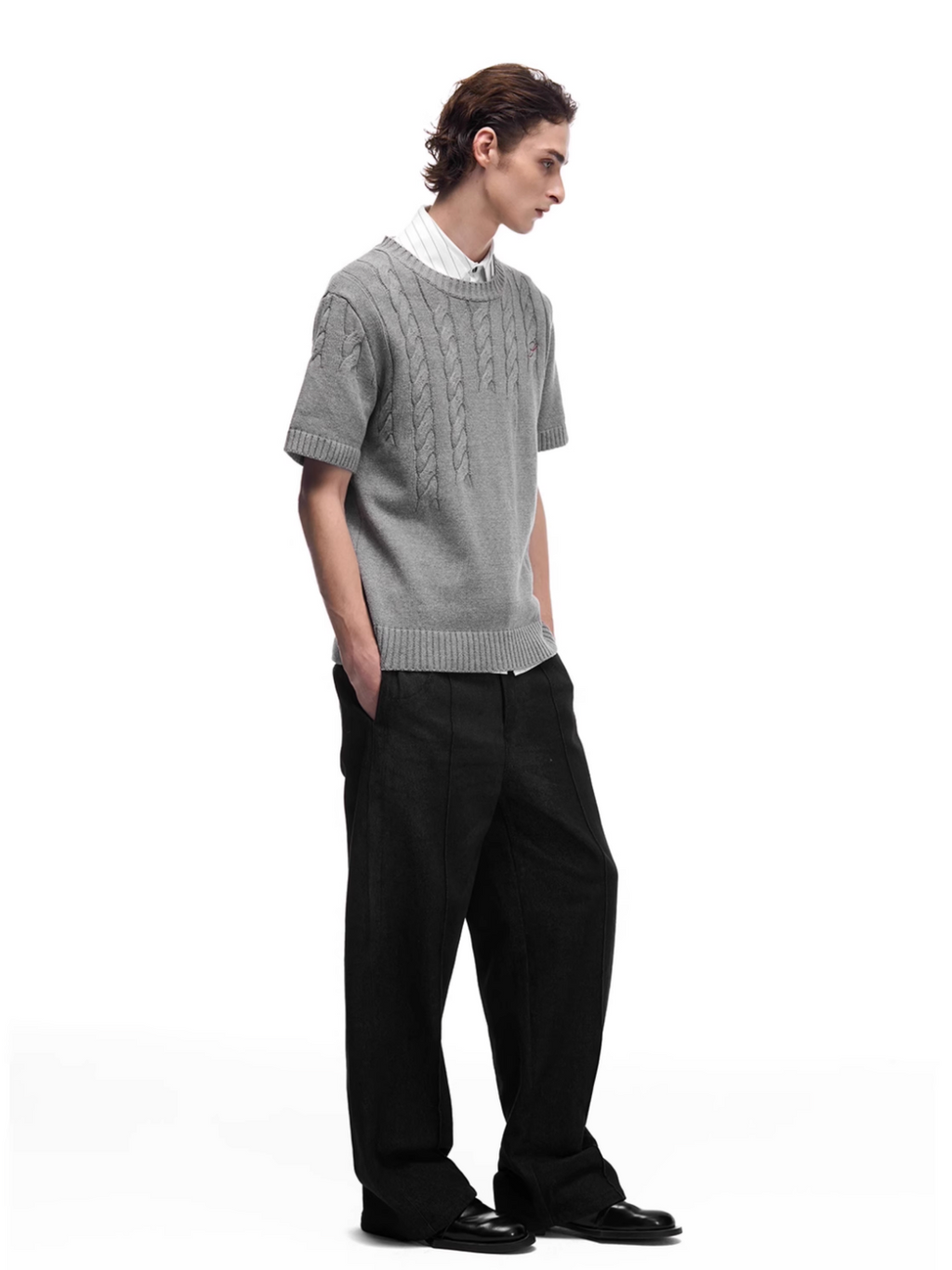 TEXTURED WOOL KNIT