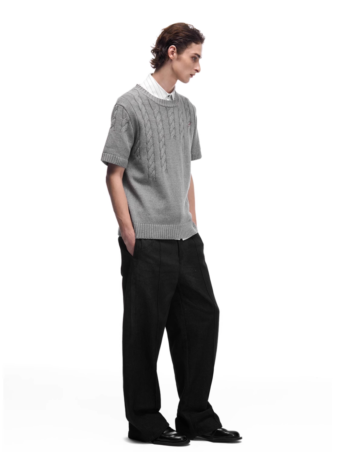 TEXTURED WOOL KNIT