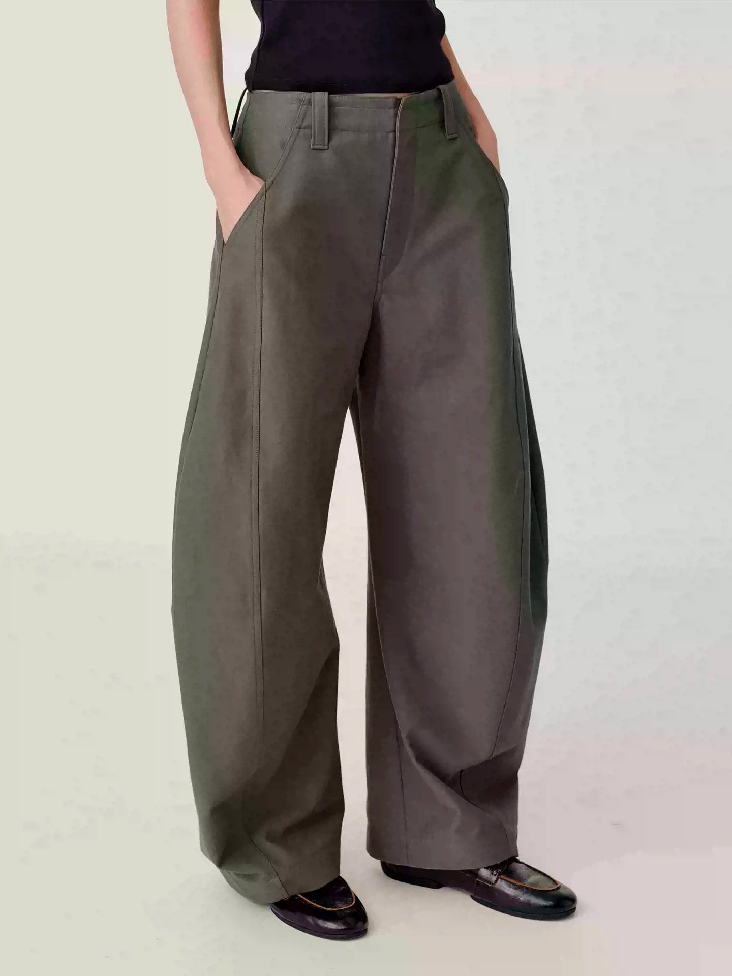 RETRO SCULPTED TROUSERS