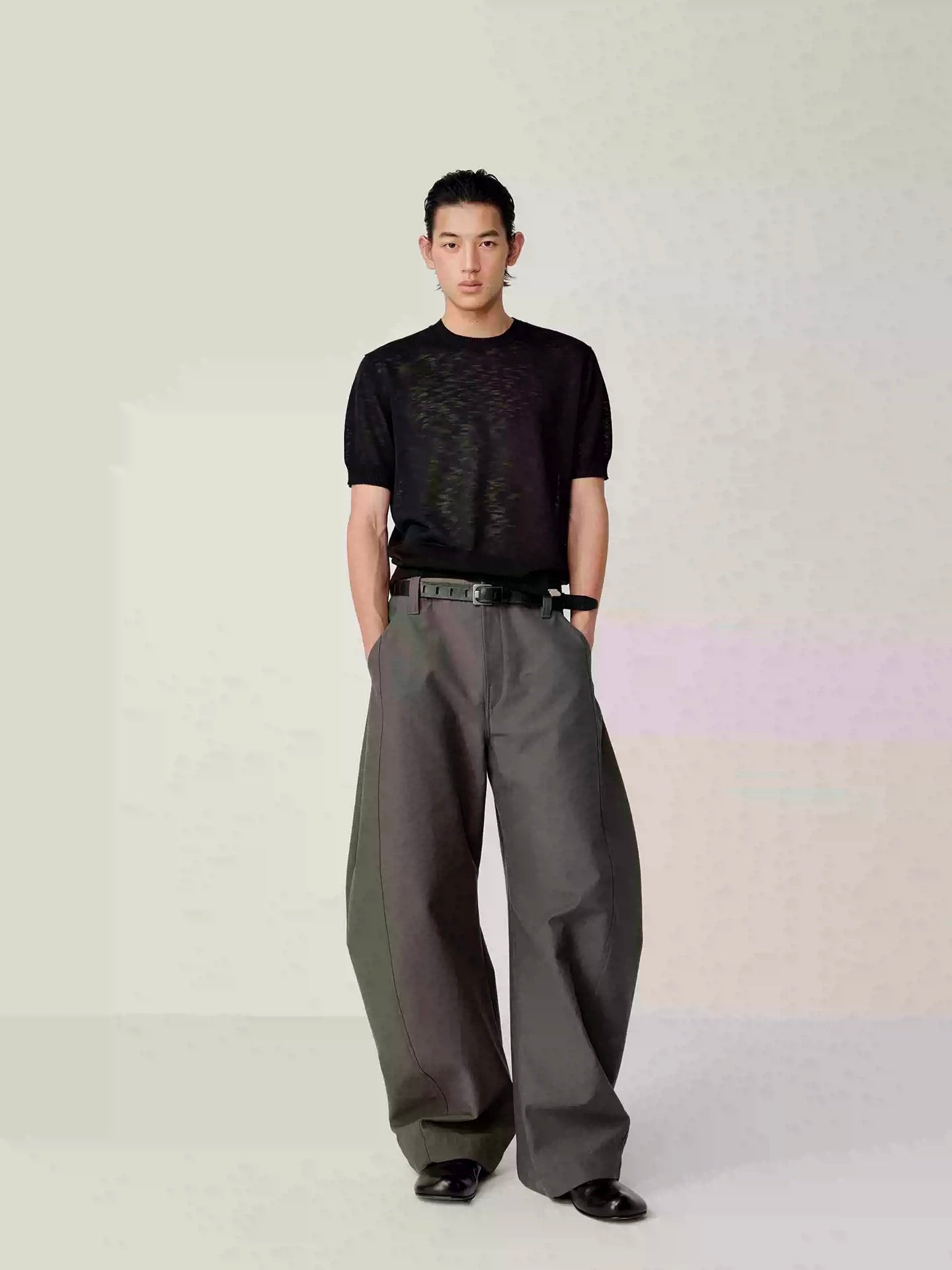 RETRO SCULPTED TROUSERS