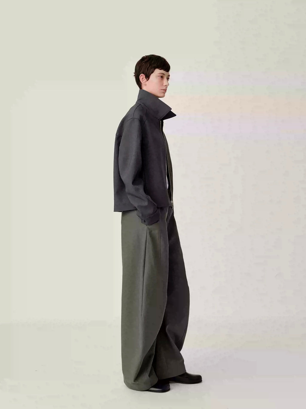RETRO SCULPTED TROUSERS