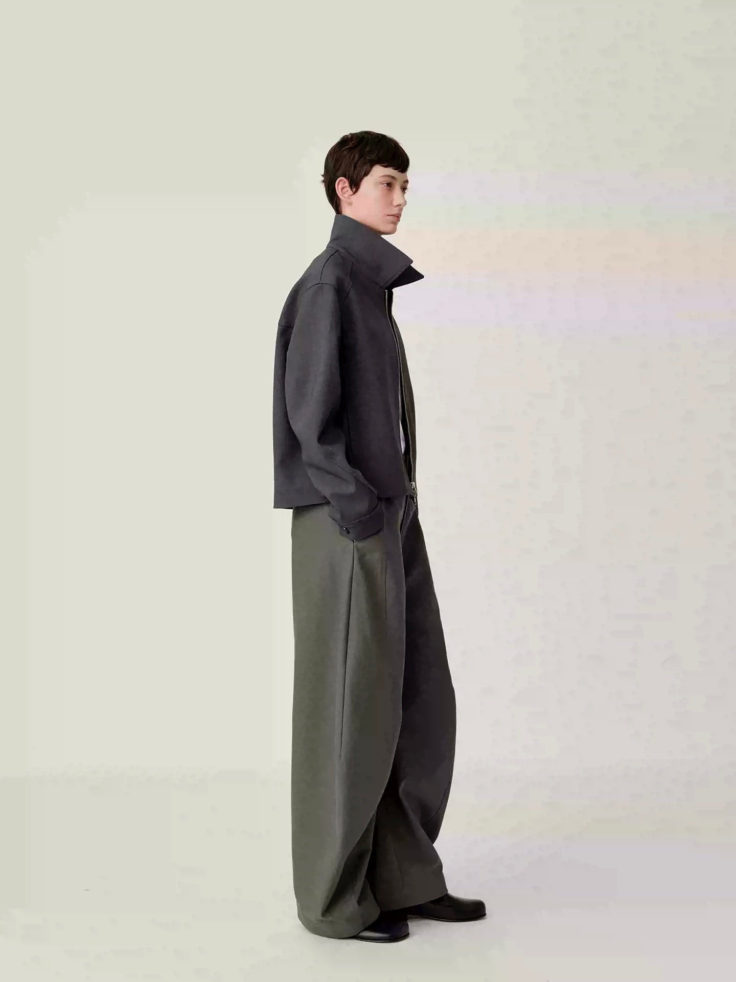 RETRO SCULPTED TROUSERS