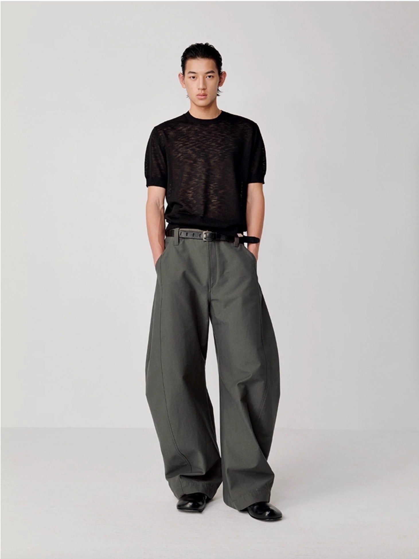 RETRO SCULPTED TROUSERS